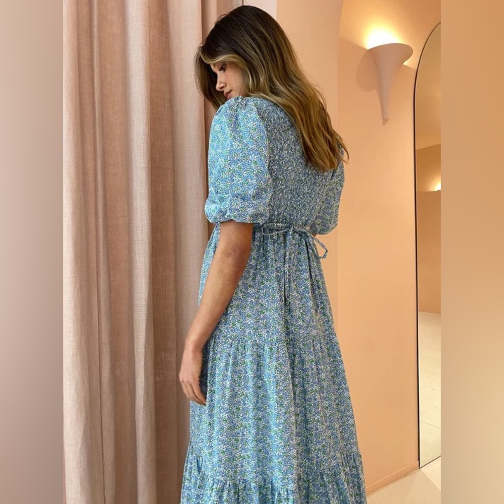 Faithfull The Brand Renata Midi Dress In La Guardia Floral - New with Tags - Picture 4 of 13